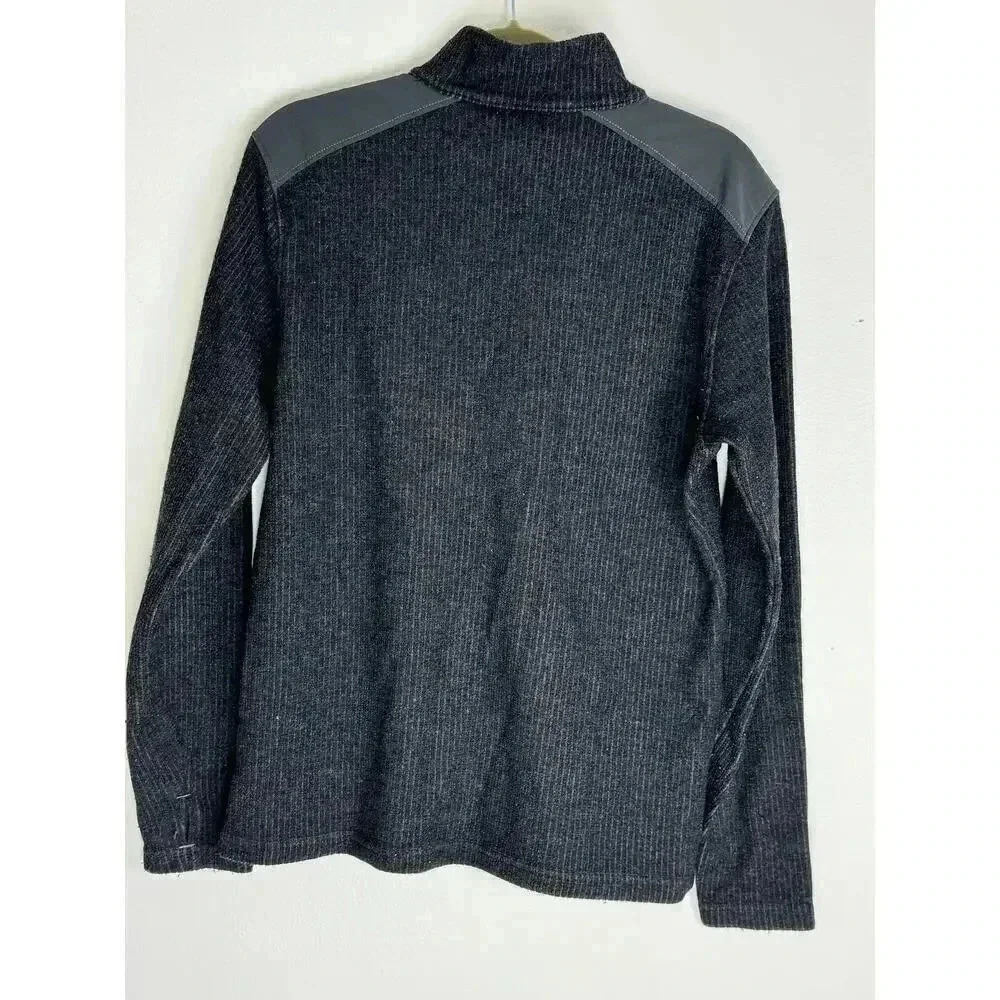 KUHL CHIANTI FLEECE GRAY SIZE MEDIUM WOOL BLEND MENS - Picture 3 of 6